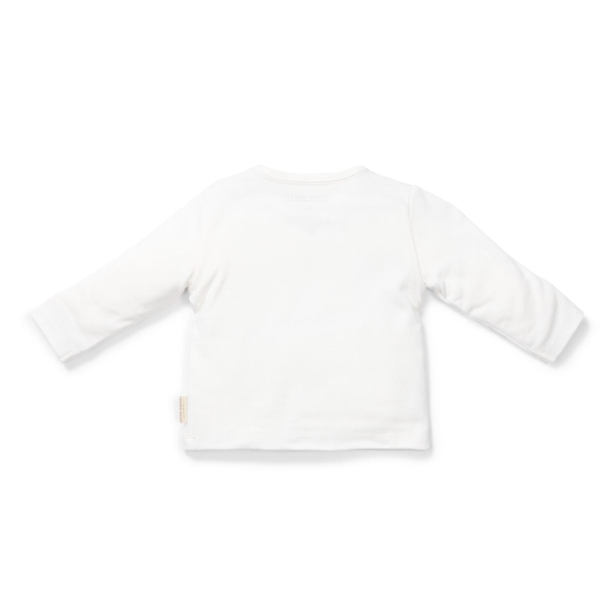 T-shirt Little Dutch lange mouwen baby bunny wit